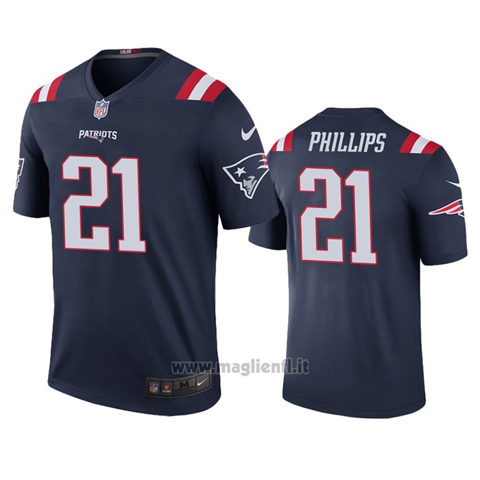 Maglia NFL Legend New England Patriots Adrian Phillips Blu Color Rush